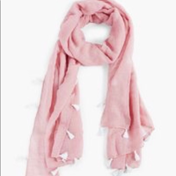 Accessories - Solid Tassel Scarf